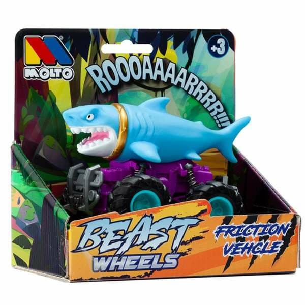 Svinghjulsbil Moltó Beast Wheels Multifarvet