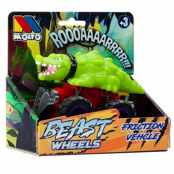 Svinghjulsbil Moltó Beast Wheels Multifarvet