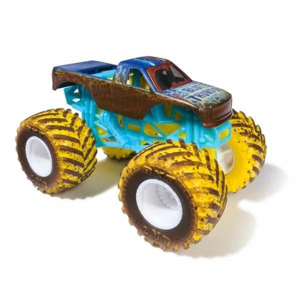 Monster Truck Monster Jam Mud Blasters 1:64 Blå