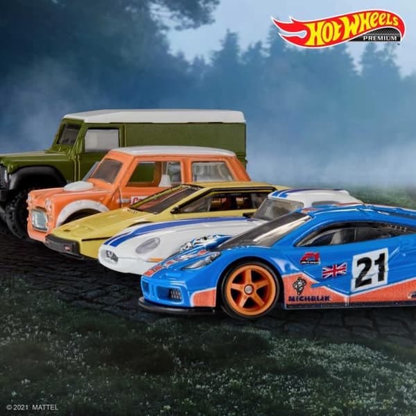 Hot Wheels - Legendariska bandfordon (slumpmässiga modeller) - Liten bil - från 3 år och uppåt FPY86