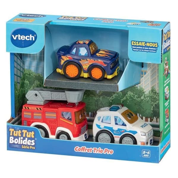 TUT TUT BOLIDES - FORDON SERIE PRO - TRIO-PACK