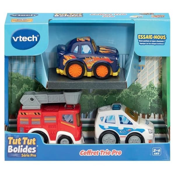 TUT TUT BOLIDES - FORDON SERIE PRO - TRIO-PACK