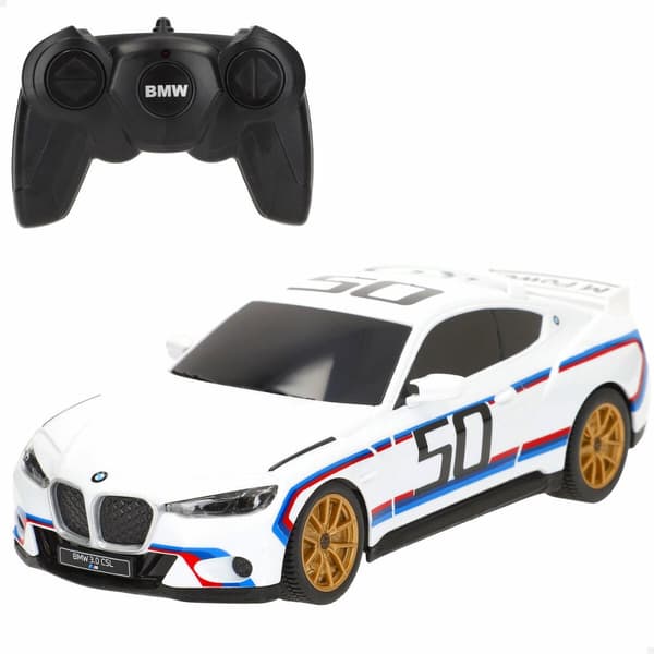 Radiostyrd bil BMW Blå Röd 1:24 20 x 6 x 7,5 cm (4 antal)
