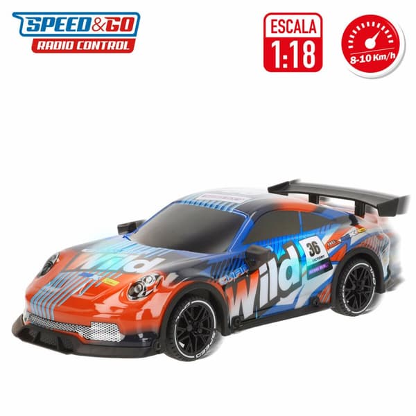 Radiostyrd bil Colorbaby 1:18 27 x 7 x 11 cm (6 antal)
