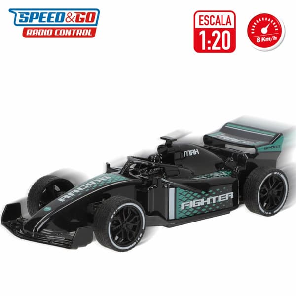 Radiostyrd bil Speed & Go 1:20 19 x 5 x 9 cm (4 antal)