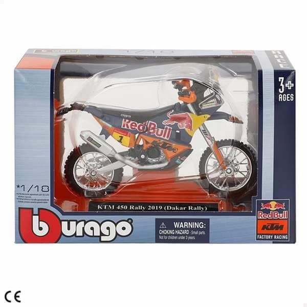 Motorcykel Colorbaby Wrb Ktm Cross 1:18