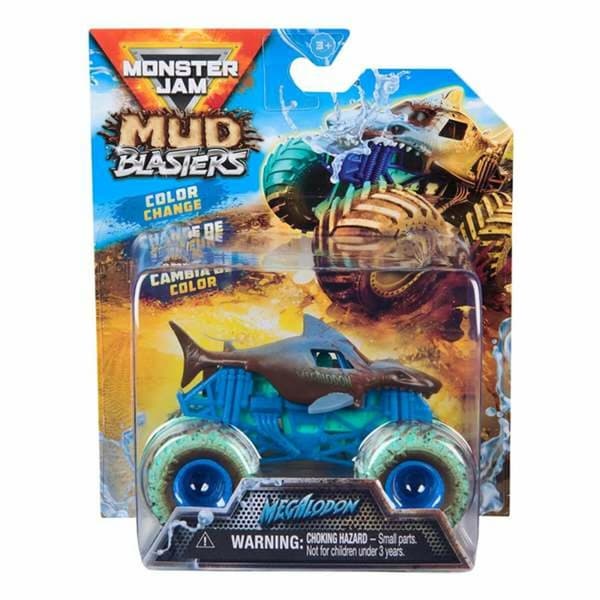 Monster Truck Monster Jam Mud Blasters 1:64 Blå