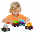 Miniatyrbild 2 av 11: Friktionsbil Moltó Beast Wheels Multicolour