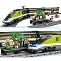 Miniatyrbild 4 av 6: LEGO City Express passagerartåg - Fjärrkontroll tågleksak - Fungerande strålkastare - Barn 7 år