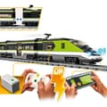 Miniatyrbild 2 av 6: LEGO City Express passagerartåg - Fjärrkontroll tågleksak - Fungerande strålkastare - Barn 7 år