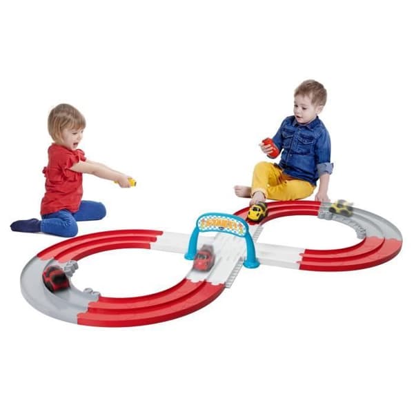 Radiostyrd racerbana - Chicco - Turbo Ball RC - 2 bilar - 3 sätt att spela - från 3 år och uppåt