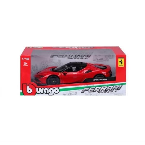 Bil 1/18 - Ferrari SF 90 Stradale Red