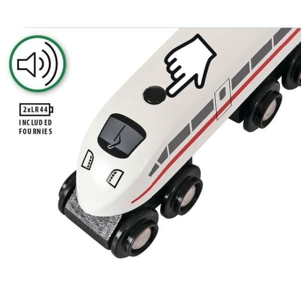 TGV trätåg med BRIO ljud - Mixat från 3 år - Ravensburger - 33748