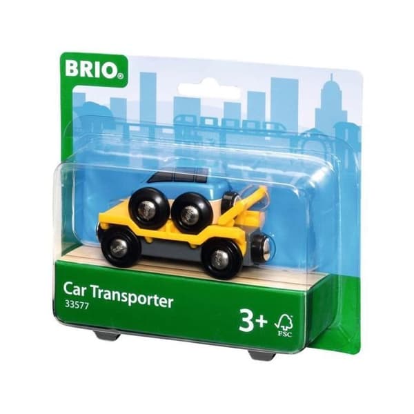 BRIO World Wagon Car Transport med Ramp - Ravensburger - Blandat från 3 år