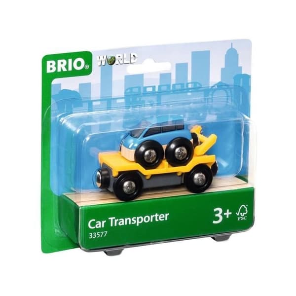 BRIO World Wagon Car Transport med Ramp - Ravensburger - Blandat från 3 år