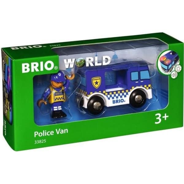 Brio World Ljud och lätt polisbil - Ljud &amp; ljus tillbehör Tågbana i trä - Ravensburger - Från 3 år - 33825