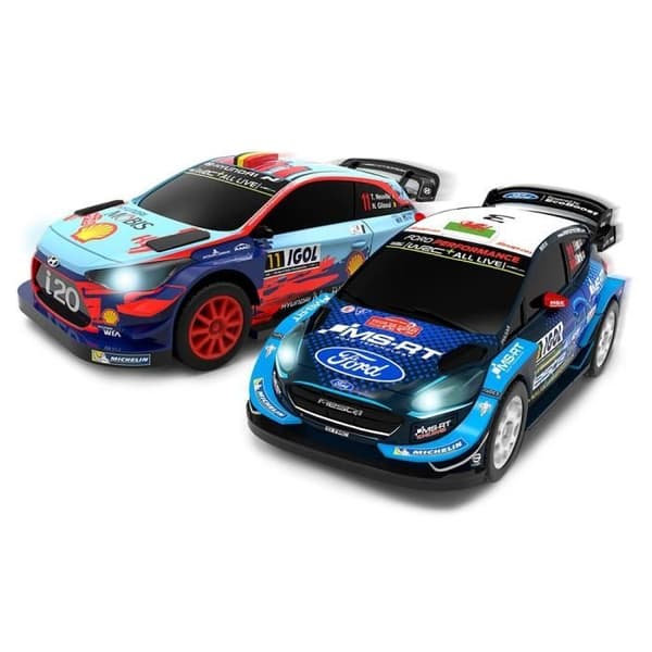 NINCO WRC Rallye Corsica bilbana - Hyundai i20 och Ford Fiesta WrC - 1:43 - Flerfärgad