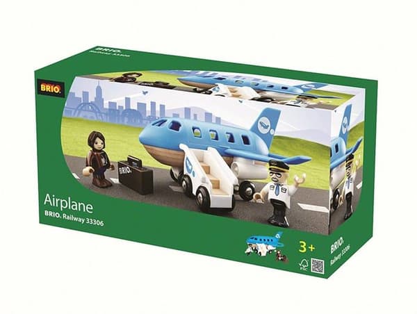 BRIO Passagerarplan i trä - Modell 33306 - Blandat från 3 år