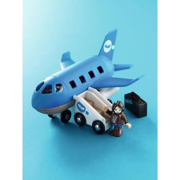 BRIO Passagerarplan i trä - Modell 33306 - Blandat från 3 år