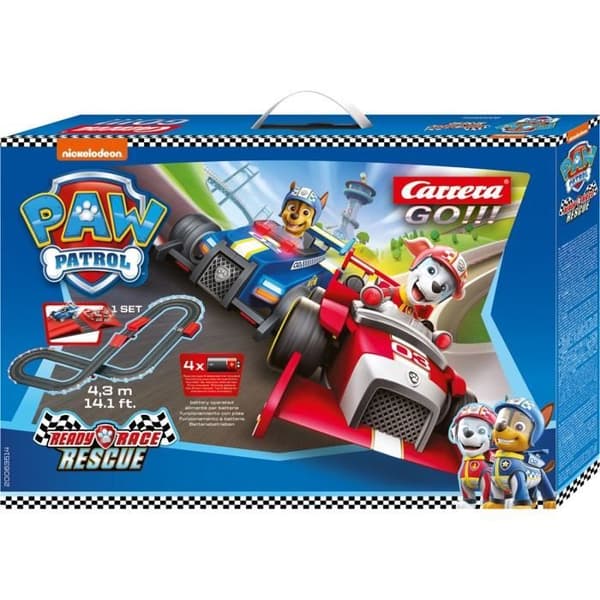 Miniatyrkrets - CARRERA - Paw Patrol - Ready, Race &amp; Rescue - 1:43 - Interiör