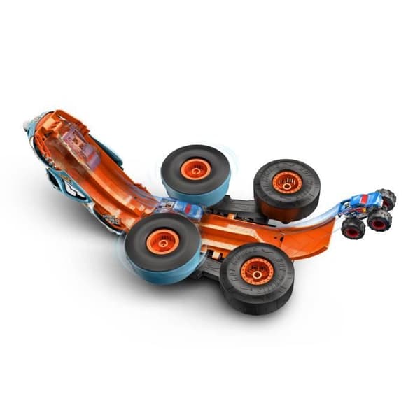 Hot Wheels HPK27 Rhinomite Transforming RC Monster Truck för barn från 5 år och uppåt