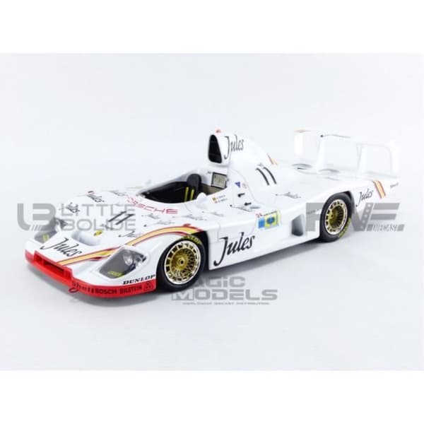 Samlarbil i miniatyr - SOLIDO - PORSCHE 936/81 - Vit - 1/18 - Le Mans 1981