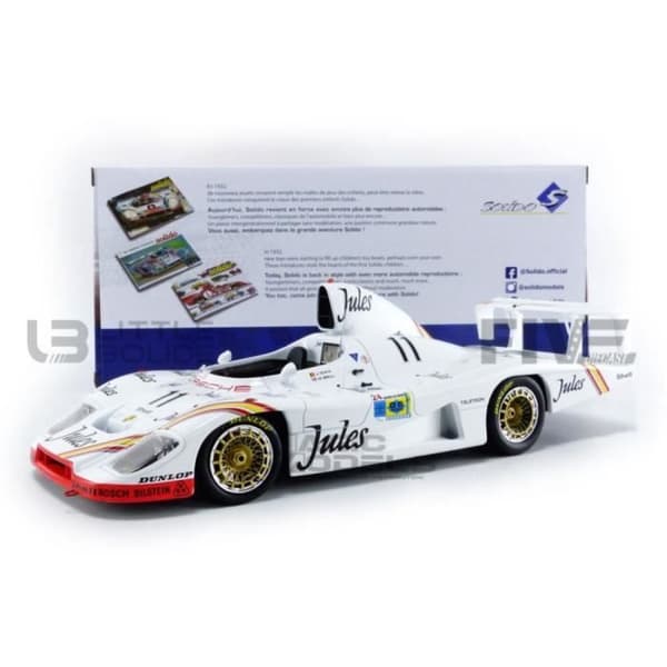 Samlarbil i miniatyr - SOLIDO - PORSCHE 936/81 - Vit - 1/18 - Le Mans 1981
