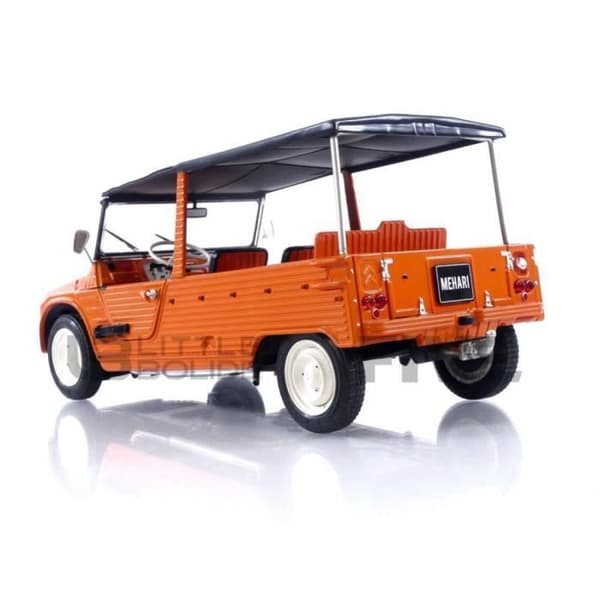 Miniatyrsamlingsbil - SOLIDO 1/18 - CITROEN Mehari Phase 1 - 1969 - Orange Kirgizistan - 1808201