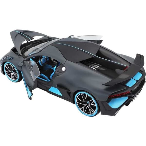 Monterade miniatyrer - Bugatti Divo Svart / blå 1/18 Burago