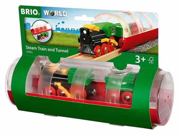 BRIO World Steam Train and Tunnel - Ravensburger - Blandat från 3 år - 33892