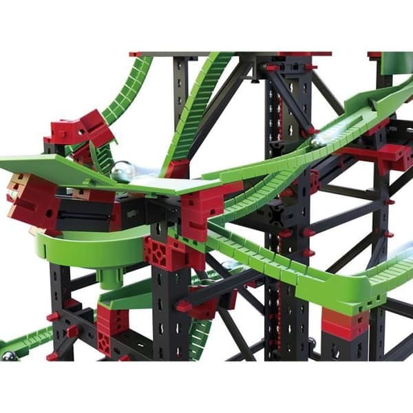 Fisher-Price PROFI Dynamic XXL - bollbana, Byggsats, Svart, Grön, Röd, 9 år, 1310 st, Pojke-tjej