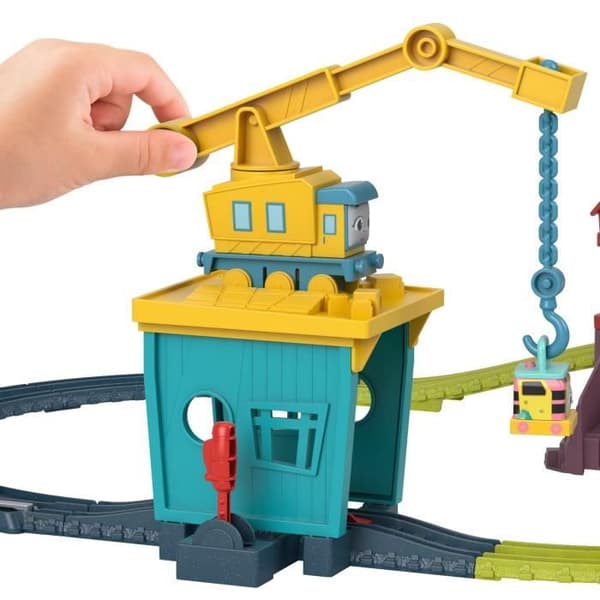 Thomas och hans vänner - La Piste De Carly Et Sandy motoriserad bana - 1:a åldersfigur - 3 år och över