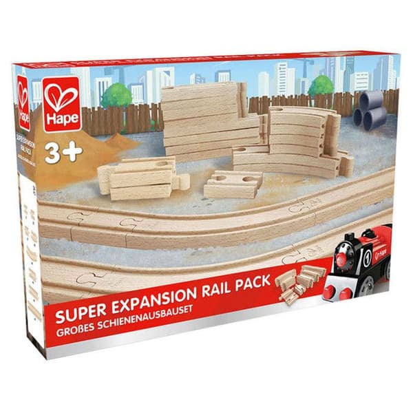 Railway Expansion Pack - HAPE - E3707 - Massivt trä - Flerfärgad