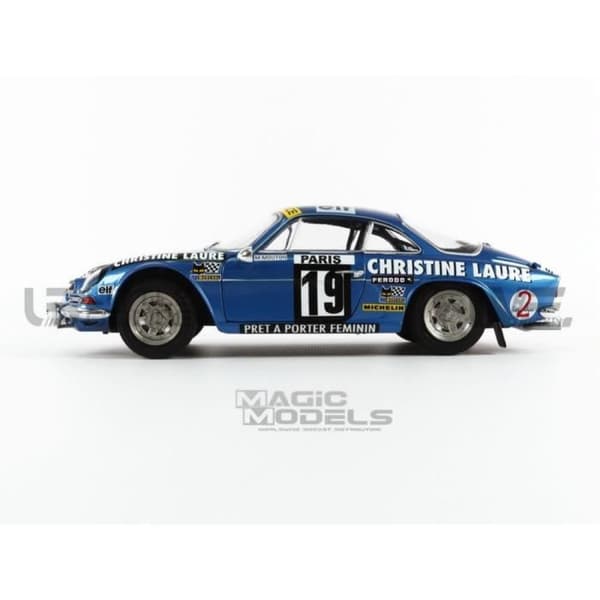 Samlarbil i miniatyr - SOLIDO - ALPINE A110 1600S - Monte Carlo Rally 1976 - Blå - 18/1
