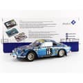 Miniatyrbild 1 av 4: Samlarbil i miniatyr - SOLIDO - ALPINE A110 1600S - Monte Carlo Rally 1976 - Blå - 18/1
