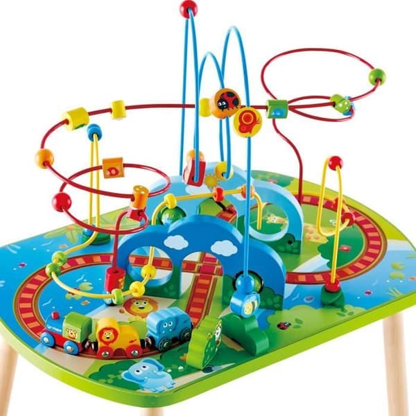 Spelbord - Hape - E3824 - Trätåg - Flerfärgad - 18 månader och uppåt