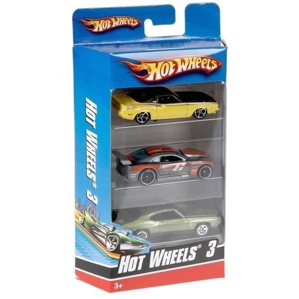 Hot Wheels - Set med 3 fordon - Små bilar - från 3 år och uppåt - Hot Wheels - K5904