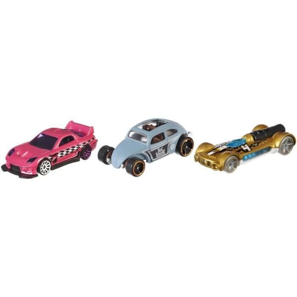 Hot Wheels - Set med 3 fordon - Små bilar - från 3 år och uppåt - Hot Wheels - K5904