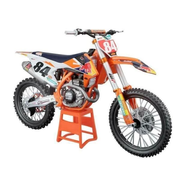 Motocross replika - KTM - SX 450 - 1/6 skala - Orange färg - För barn från 6 år