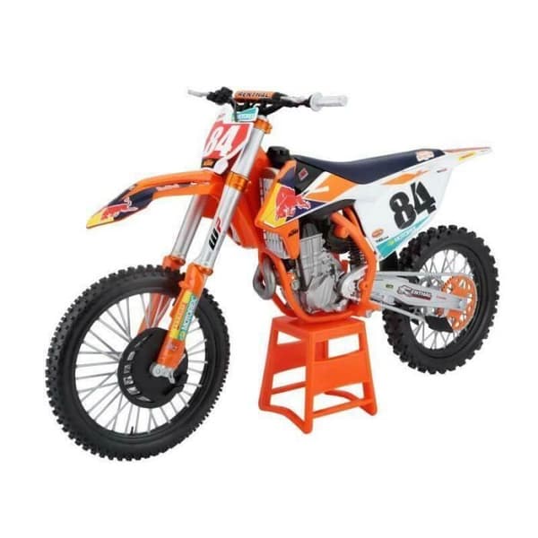Motocross replika - KTM - SX 450 - 1/6 skala - Orange färg - För barn från 6 år