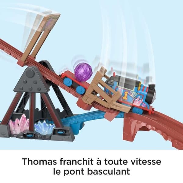 FisherPrice - THOMAS AND FRIENDS TRACKMSTR - CRYSTAL CAVE ADVENTURES - tidig inlärningsleksak - åldrar 3+