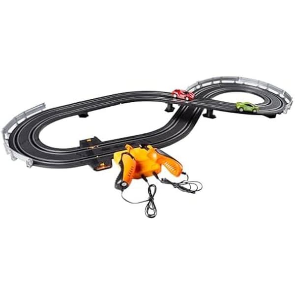 Elektrisk racerbana - COLORBABY - Speed & Go 47521 - 2 bilar - skala 1:64 - Storlek 93 x 43 cm