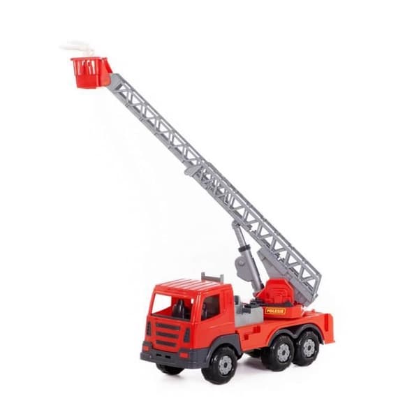 Brandbil - POLESIE - 78551 - Röd - 45cm x 16,5cm x 26cm - Från 3 år