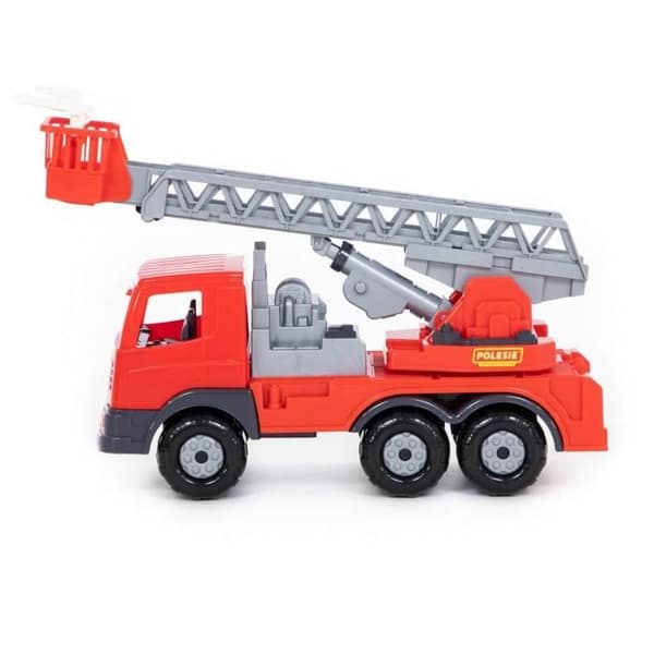 Brandbil - POLESIE - 78551 - Röd - 45cm x 16,5cm x 26cm - Från 3 år
