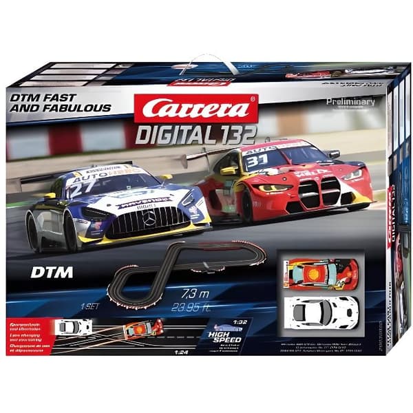 Carrera DIGITAL 132 30030 DTM Snabb och fantastisk boxsats