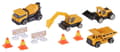 Miniatyrbild 3 av 3: Teamsterz Entreprenadmaskiner 4 fordon + tillbehör
