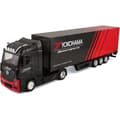 Miniatyrbild 1 av 4: Lastbil med släp Mercedes Benz Actros 1/43 STREET FIRE - Röd och Svart - BBURAGO