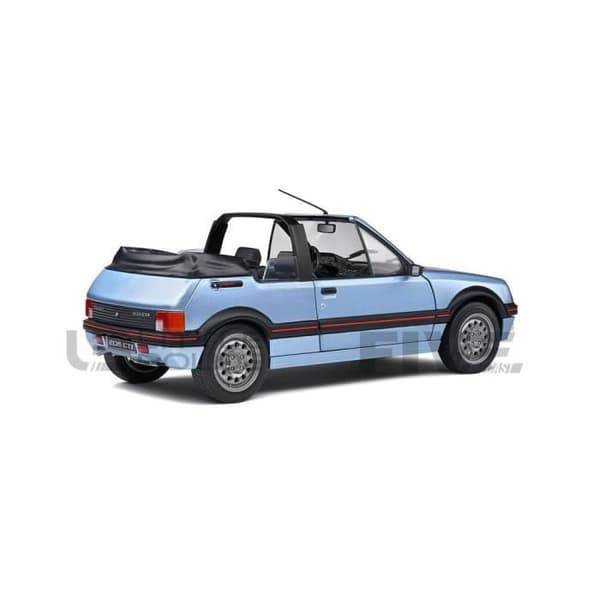 Miniatyrsamlingsbil - SOLIDO 1/18 - PEUGEOT 205 CTI - 1989 - Blå - 1806203