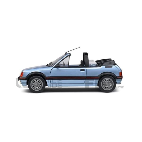 Miniatyrsamlingsbil - SOLIDO 1/18 - PEUGEOT 205 CTI - 1989 - Blå - 1806203