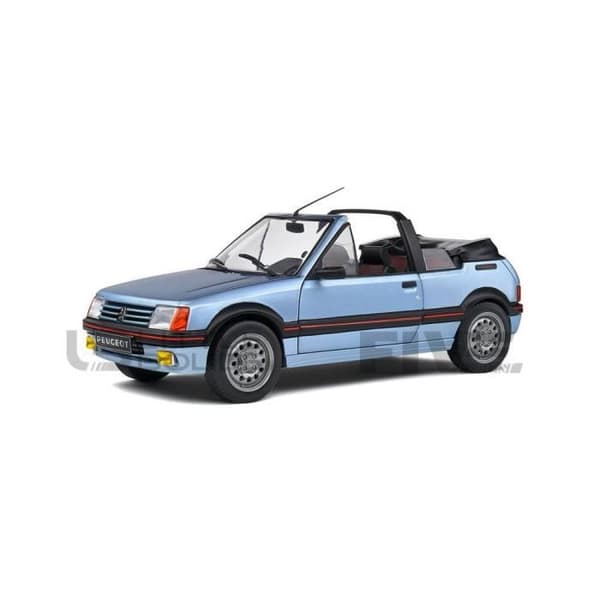 Miniatyrsamlingsbil - SOLIDO 1/18 - PEUGEOT 205 CTI - 1989 - Blå - 1806203